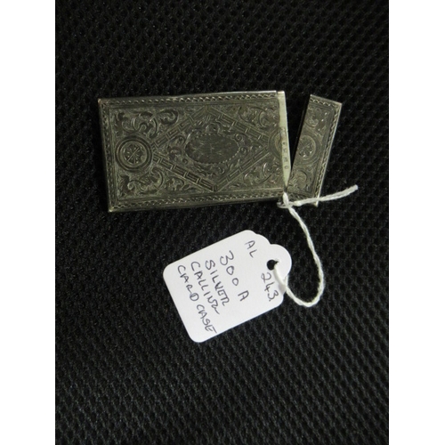 300A - SILVER CALLING CARD CASE