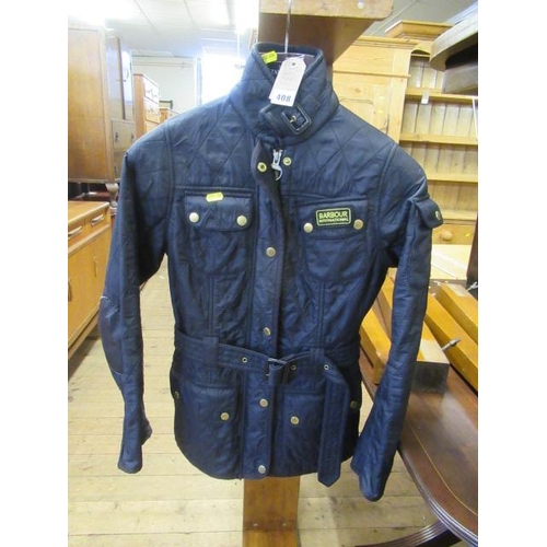 BLACK BARBOUR JACKET SIZE 10