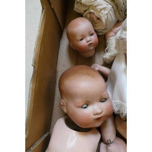 10 - Three Armand Marseille dolls, comprising an 18