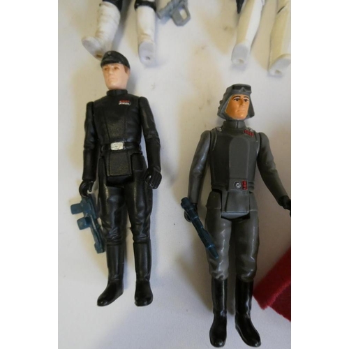 205 - 10 Star Wars figures and accessories, comprising Darth Vader, The Emperor, Emporer's Royal Guard, Im... 