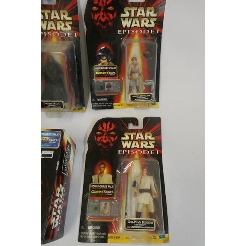 226 - Five boxed Star Wars Hasbro toys, Episode I, Comprising Tatooine Showdown, Anakin Skywalker (Naboo P... 