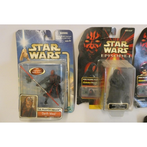 226 - Five boxed Star Wars Hasbro toys, Episode I, Comprising Tatooine Showdown, Anakin Skywalker (Naboo P... 