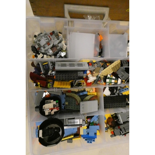 236 - A large collection of Lego, including two unopened sets (Harry Potter 76382 and 76383), a built Harr... 