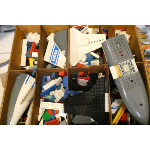 236 - A large collection of Lego, including two unopened sets (Harry Potter 76382 and 76383), a built Harr... 