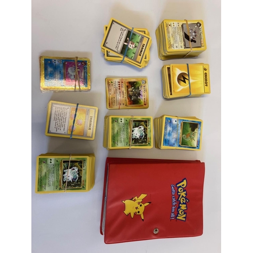 Approximately 593 Pokemon cards, comprising 266 1999 Pokemon, 116 1999 ...