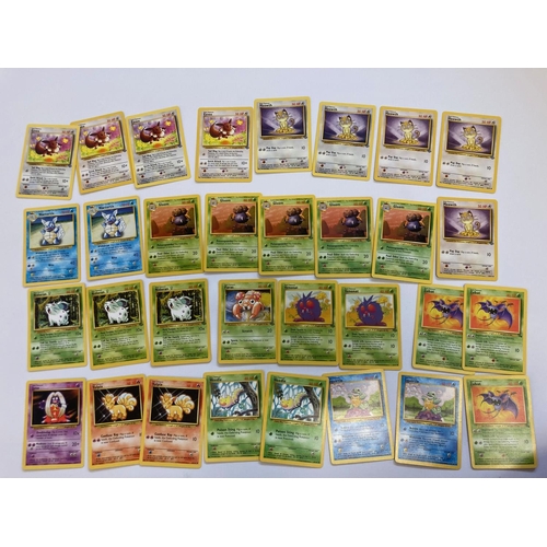 156 - Approximately 593 Pokemon cards, comprising 266 1999 Pokemon, 116 1999-2000 Pokemon, 92 1999 Energy,... 