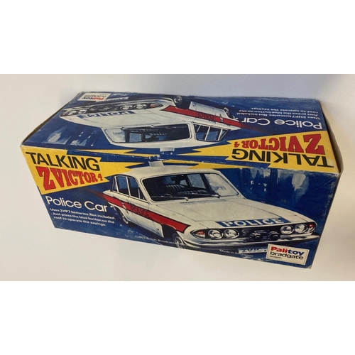 309 - A59 Palitoy battery operated Talking Police Car Z Victor 4, boxed, excellent