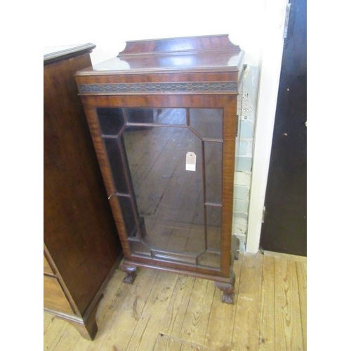 1106 - SMALL GLAZED DISPLAY CABINET