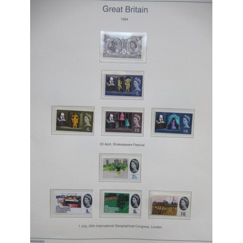 670 - TWO ALBUMS GB COLLECTION OF VICTORIAN AND LATER STAMPS CIRCA 1840 - 1970