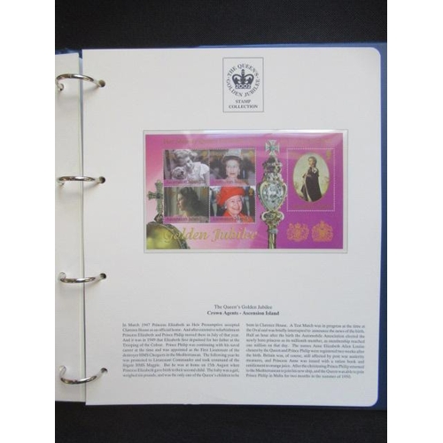 680 - 2002 QUEENS GOLDEN JUBILEE STAMP ALBUM