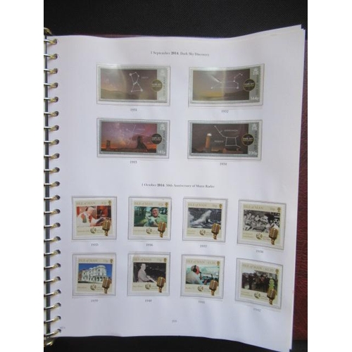 690 - ALBUM OF ISLE OF MAN MINT DECIMAL STAMPS INCLUDING £3 STAMP