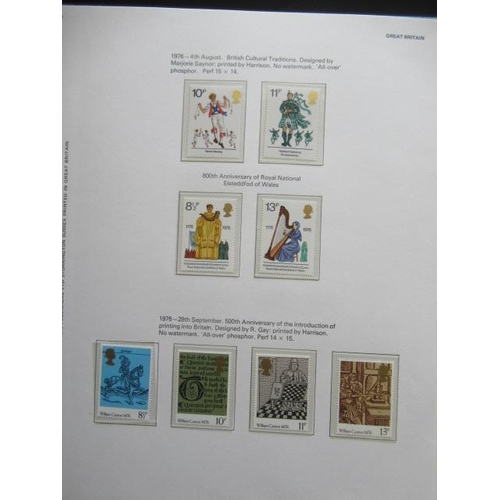 694 - TWO ALBUMS OF MINT DECIMAL STAMPS 1972 - 1985