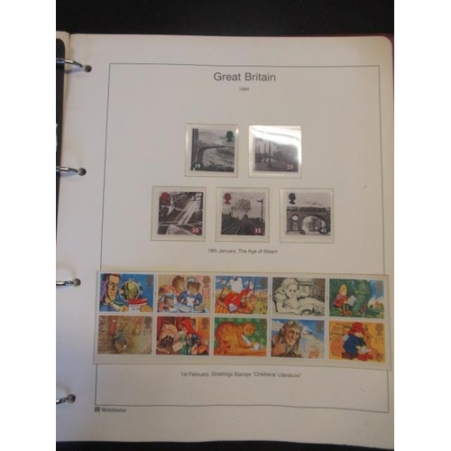 671A - G B COLLECTION ALBUM OF MINT DECIMAL STAMPS C1990 - 2002