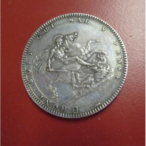 842 - GEORGIAN 1819 LIX SILVER CROWN