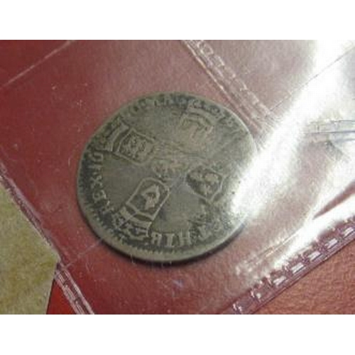 846 - 1696 SIXPENCE