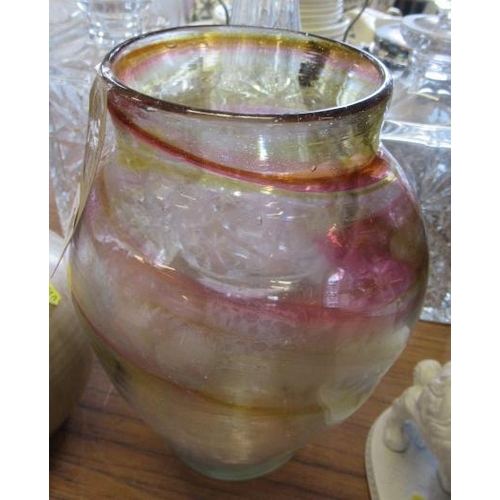 101 - HARTLEY WOOD AND SUNDERLAND GLASS VASE