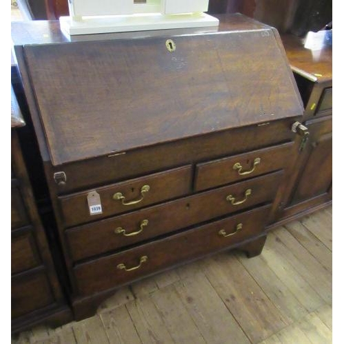 1039 - 19TH CENTURY OAK BUREAU