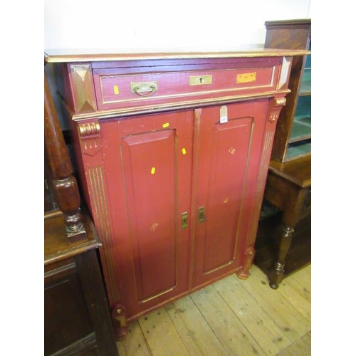 1047 - PAINTED CUPBOARD