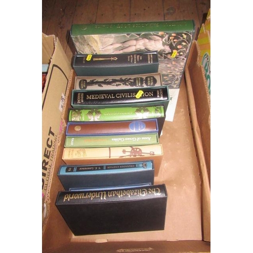 169 - BOX OF FOLIO SOCIETY BOOKS INCLUDING ANNE OF GREEN GABLES