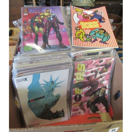 48 - BOX OF COMICS