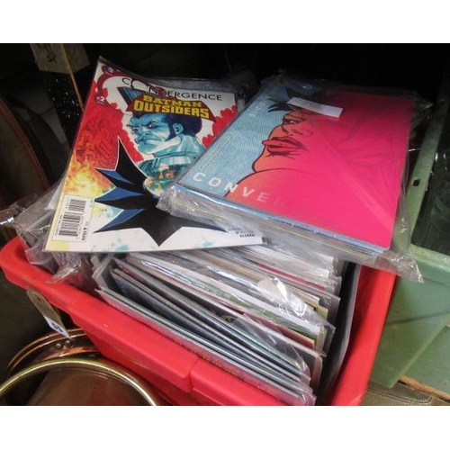 55 - CRATE OF DC COMICS ETC