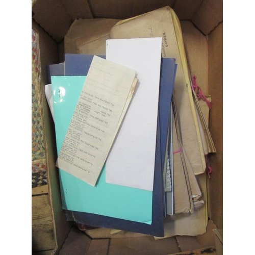 62 - BOX OF DEEDS AND ACCOUNTS