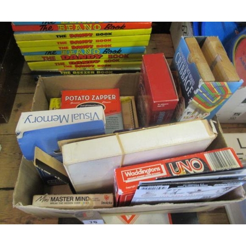 76 - BOX OF VINTAGE GAMES