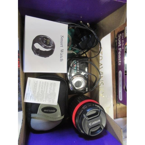 78 - SMART EWATCH AND CAMERA ETC