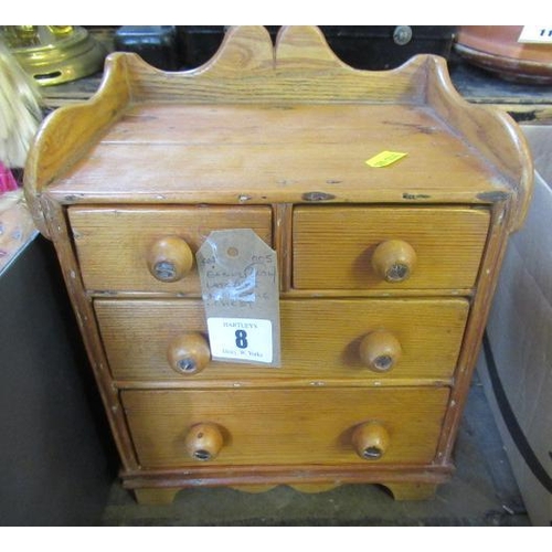 8 - EARLY 20TH CENTURY APPRENTICE CHEST