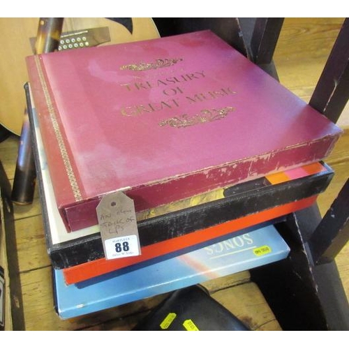 88 - STACK OF LP RECORDS