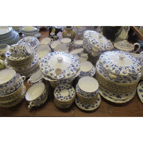99 - LARGE QUANTITY OF SPODE BLUE AND WHITE TABLEWARE