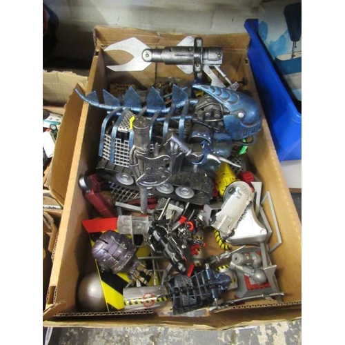 51 - BOX OF ROBOT WARS TOYS AND ACCESSORIES