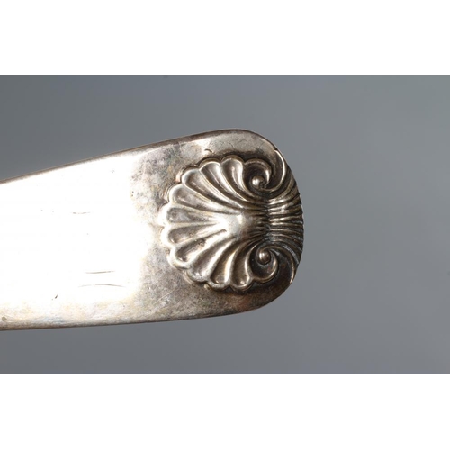 131 - A LATE GEORGE III SCOTTISH SILVER PROVINCIAL BASTING SPOON, by Robert Keay, Perth circa 1820, maker'... 