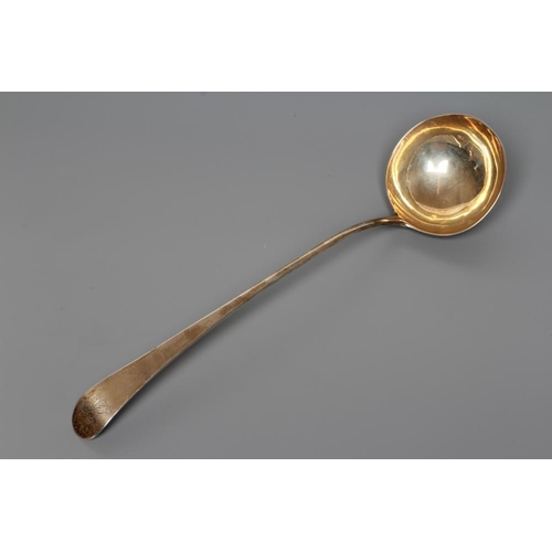 141 - A GEORGE III SILVER LADLE, by George Smith III, London 1784 (incuse duty mark), in Old English patte... 