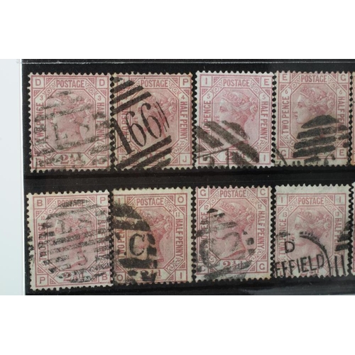 149 - RANGE OF VARIOUS GB SURFACE PRINTED ON FOUR STOCKCARDS, mixed condition, includes a range of SG141 2... 