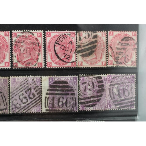 149 - RANGE OF VARIOUS GB SURFACE PRINTED ON FOUR STOCKCARDS, mixed condition, includes a range of SG141 2... 