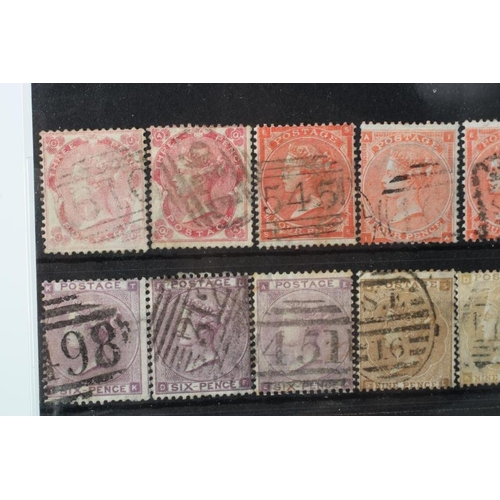 149 - RANGE OF VARIOUS GB SURFACE PRINTED ON FOUR STOCKCARDS, mixed condition, includes a range of SG141 2... 