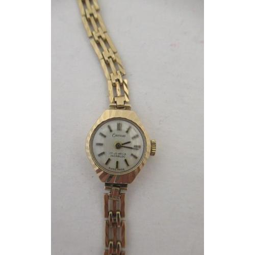 224 - LADY'S 9CT GOLD WRISTWATCH 12.1g