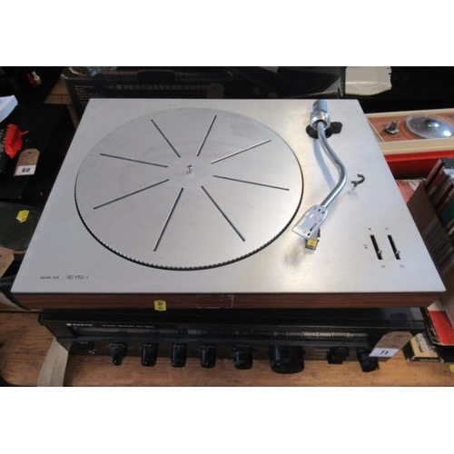 64 - DANSK HIFI SD1702-1 AUDIO TURN TABLE