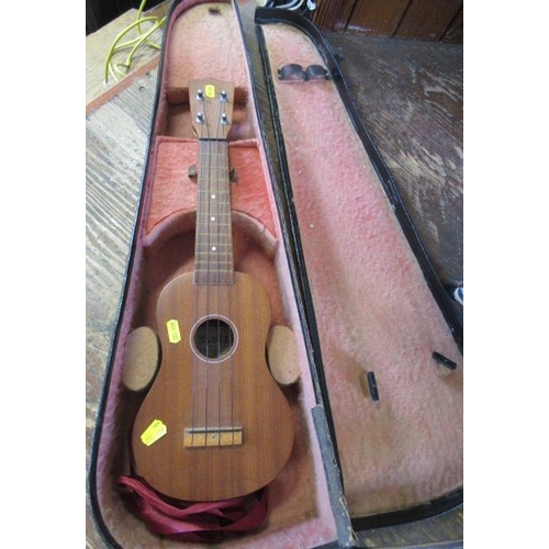 67A - CASED UKELELE