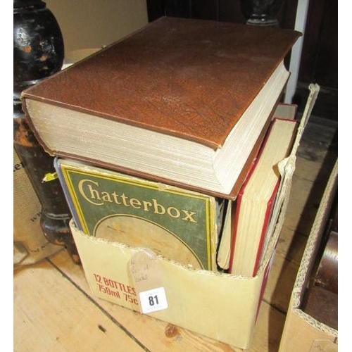 81 - BOX OF BOOKS