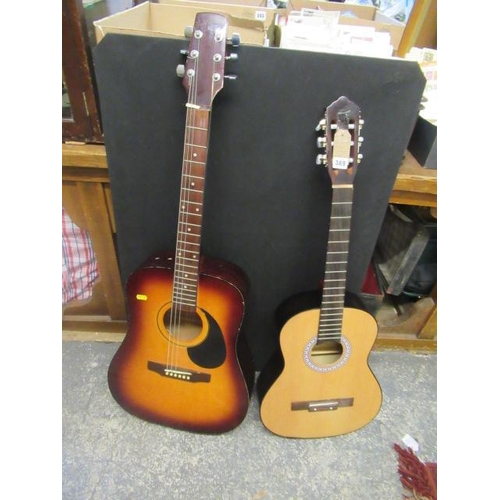 369 - TWO ACOUSTIC GUITARS