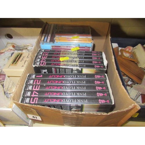 41 - PINK FLOYD DVD BOX SET AND JAZZ CDS