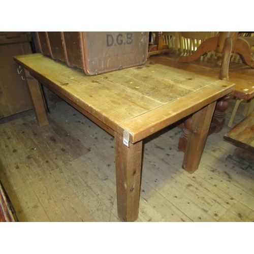 954 - RUSTIC PINE DINING TABLE