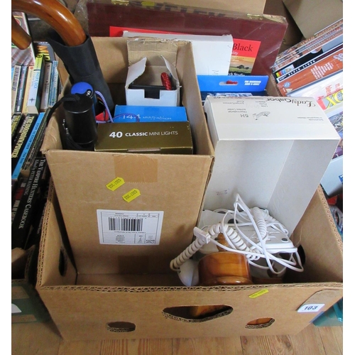 103 - BOX OF MISCELLANEOUS ITEMS