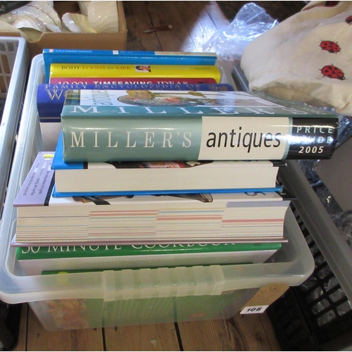 108 - BOX OF MILLERS ANTIQUE GUIDES ETC