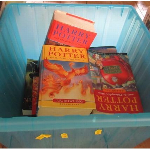 153 - BOX OF HARRY POTTER BOOKS