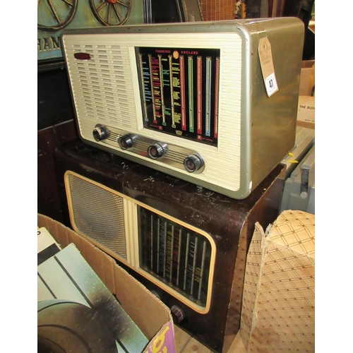 47 - TWO VINTAGE RADIOS