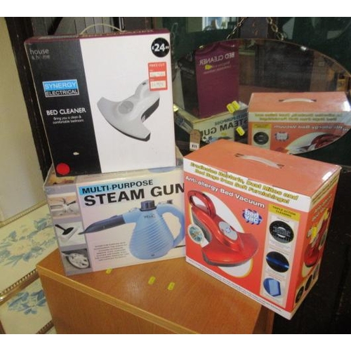 600 - THREE BOXED STEAM CLEANERS