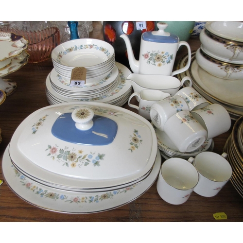 93 - QUANTITY OF ROYAL DOULTON DINNERWARE